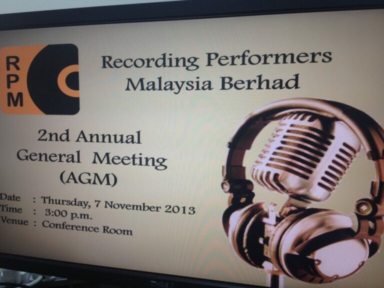 2nd Annual General Meeting (AGM) 2013